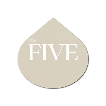 Individually Personalized Wedding Prints on Diecut Cardstock - Shape S115