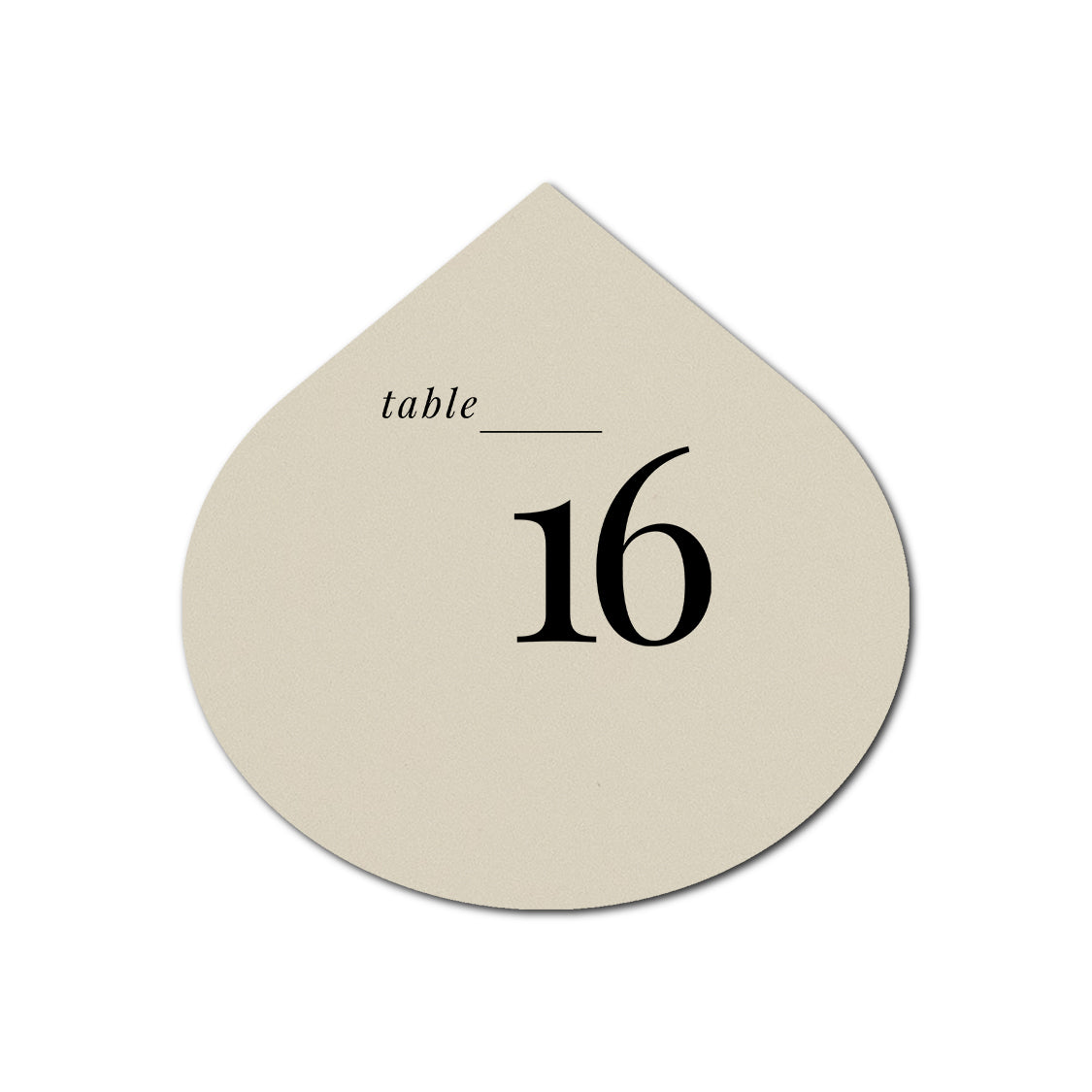 Individually Personalized Wedding Prints on Diecut Cardstock - Shape S115