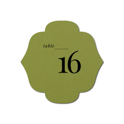 Individually Personalized Wedding Prints on Diecut Cardstock - Shape S116