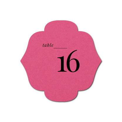 Individually Personalized Wedding Prints on Diecut Cardstock - Shape S116