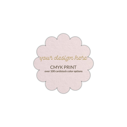 Shape S117 Diecut Card | CMYK Print | 7.25" x 7.25"