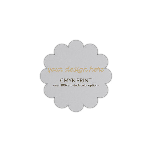 Shape S117 Diecut Card | CMYK Print | 7" x 7"
