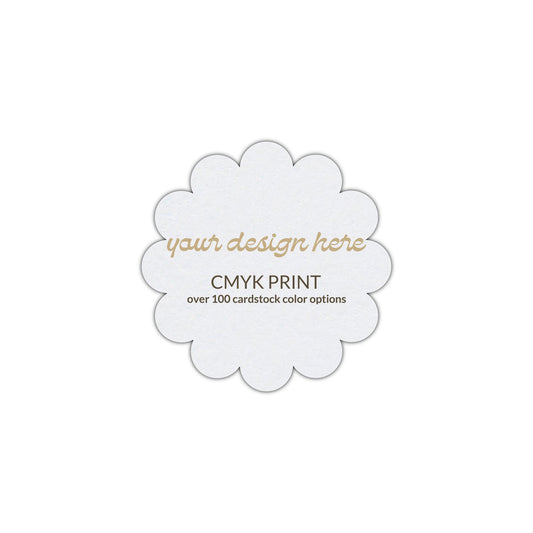 Shape S117 Diecut Card | CMYK Print | 6.5" x 6.5"
