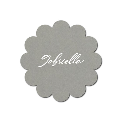 Individually Personalized Wedding Prints on Diecut Cardstock - Shape S117