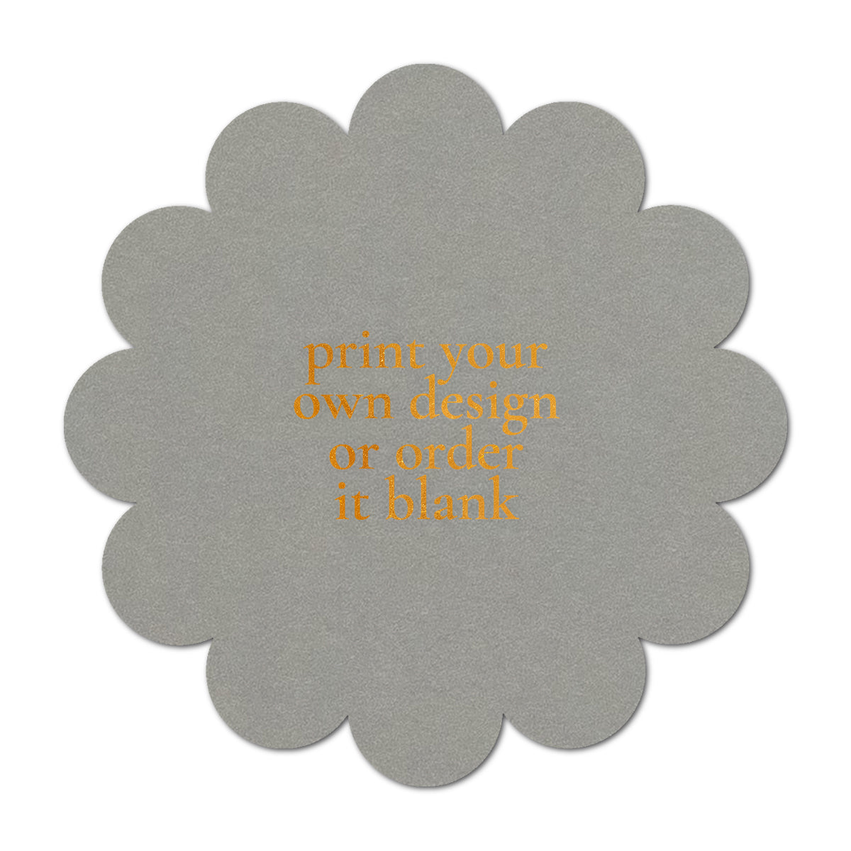 Custom Wedding Prints on Diecut Shaped Cardstock | Shape S117