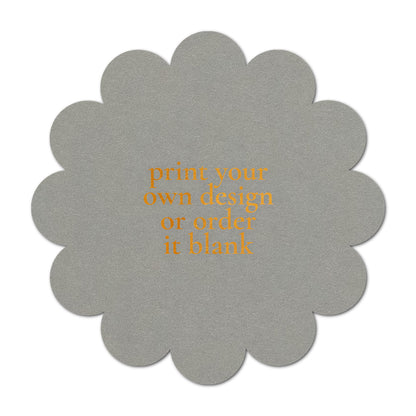 Custom Wedding Prints on Diecut Shaped Cardstock | Shape S117
