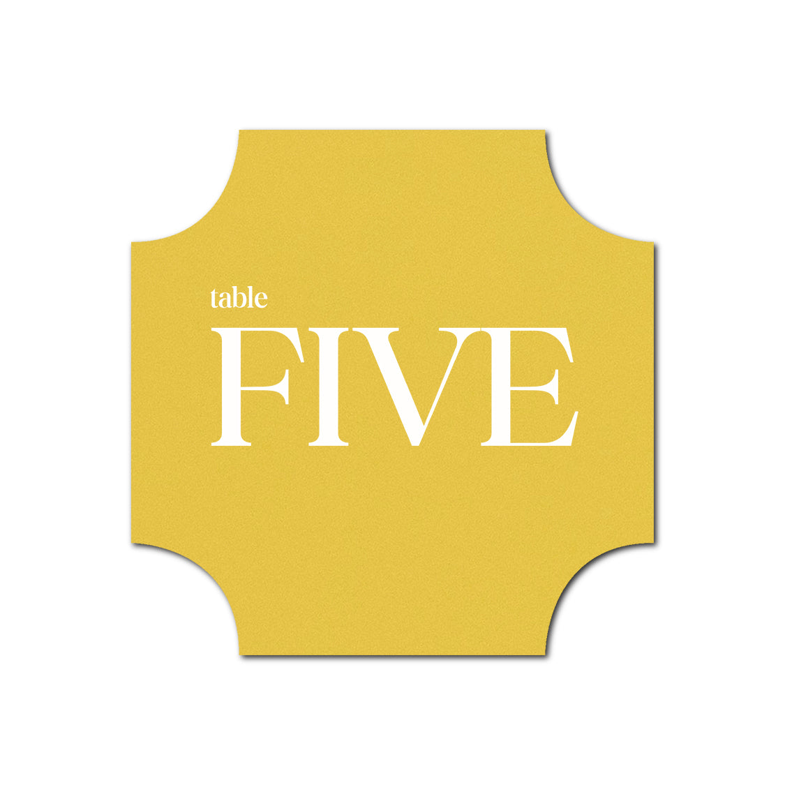 Individually Personalized Wedding Prints on Diecut Cardstock - Shape S118