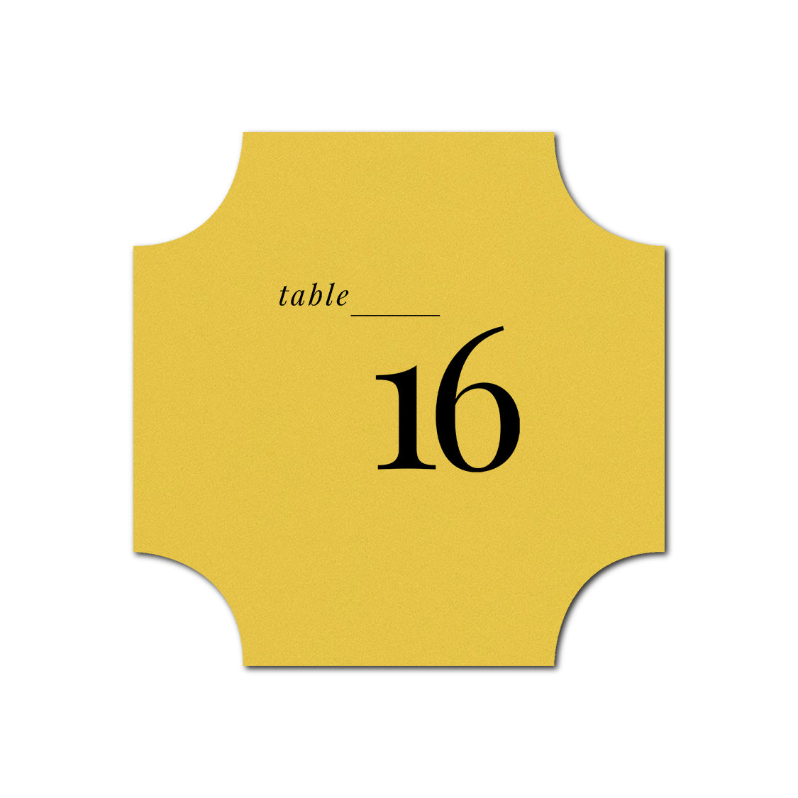 Individually Personalized Wedding Prints on Diecut Cardstock - Shape S118