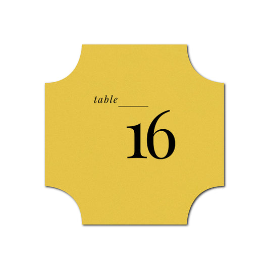 Individually Personalized Wedding Prints on Diecut Cardstock - Shape S118
