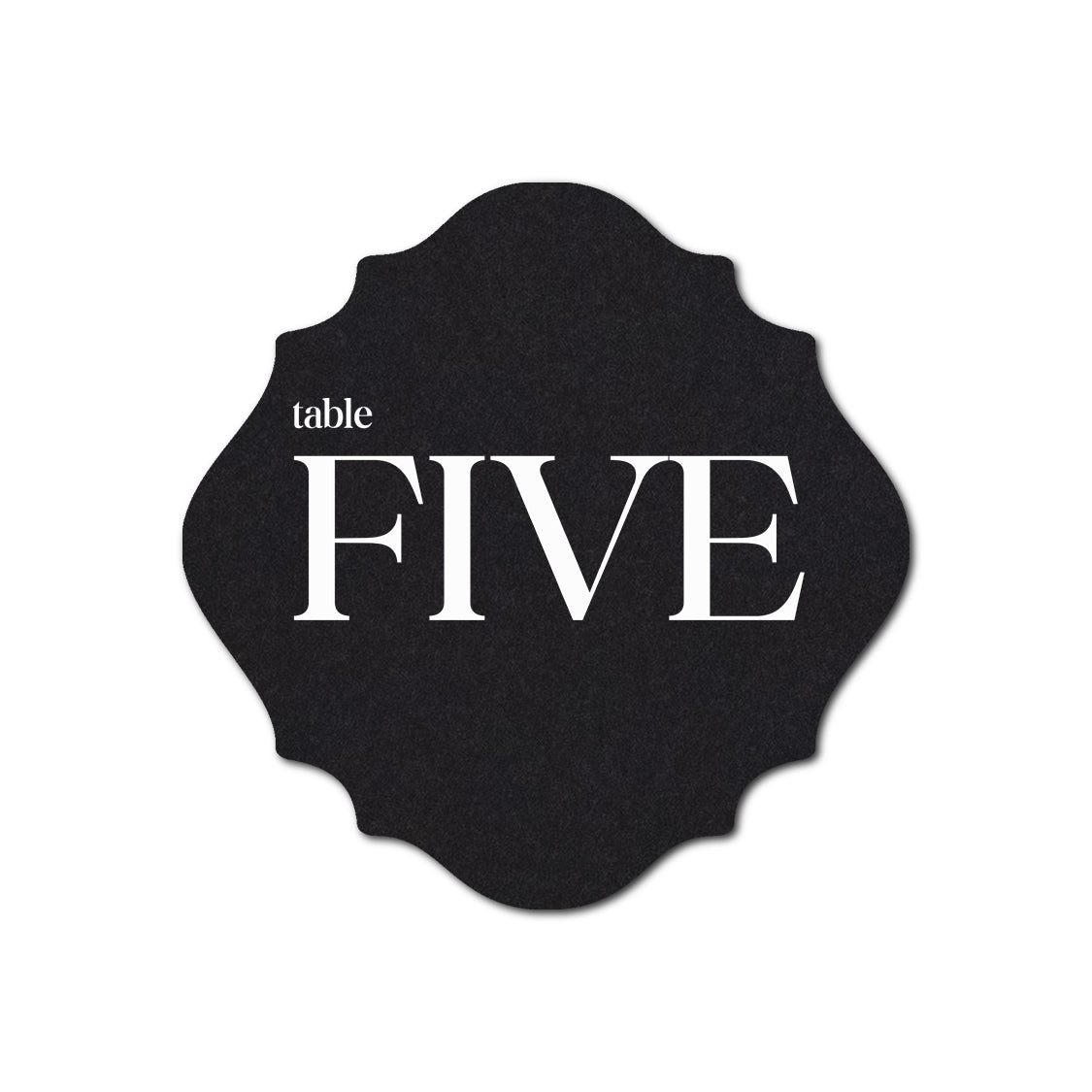 Individually Personalized Wedding Prints on Diecut Cardstock - Shape S13