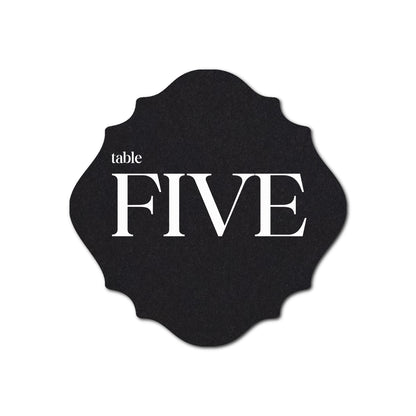 Individually Personalized Wedding Prints on Diecut Cardstock - Shape S13