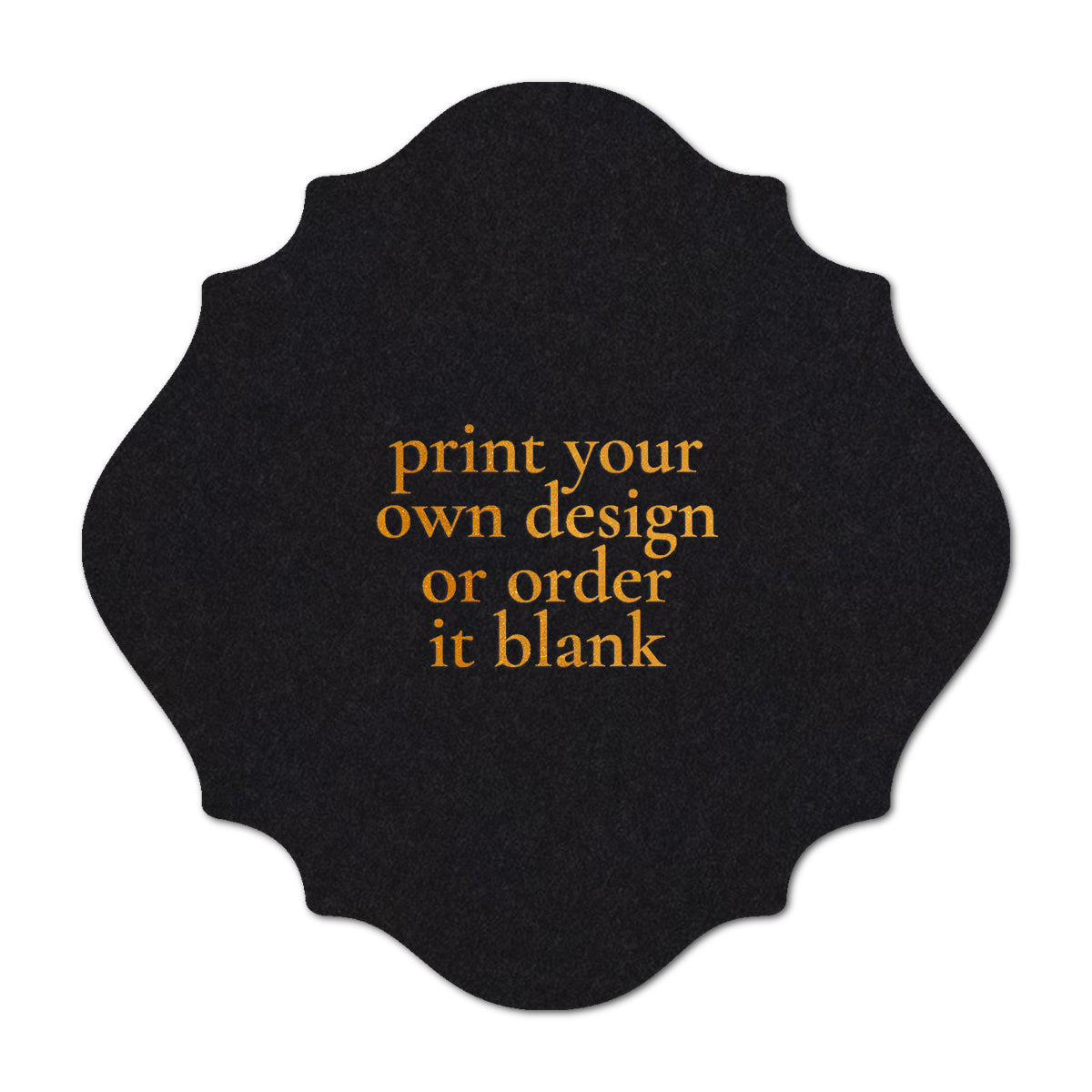 Custom Wedding Prints on Diecut Shaped Cardstock | Shape S13