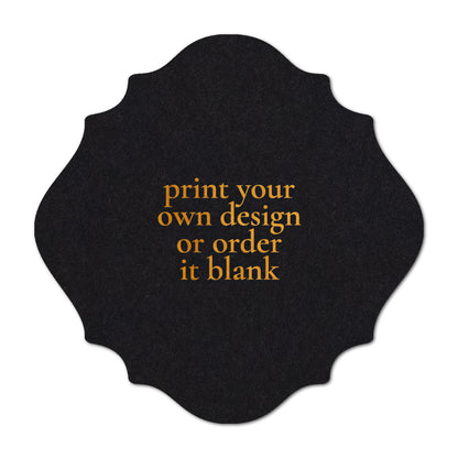 Custom Wedding Prints on Diecut Shaped Cardstock | Shape S13
