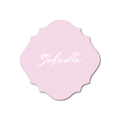Individually Personalized Wedding Prints on Diecut Cardstock - Shape S13
