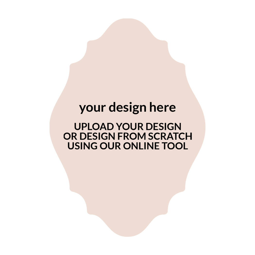 Personalized Wedding Cards | Fully Custom Print | Signature Shape S13