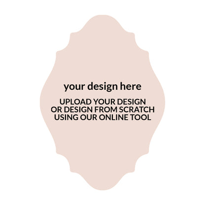 Personalized Wedding Cards | Fully Custom Print | Signature Shape S13