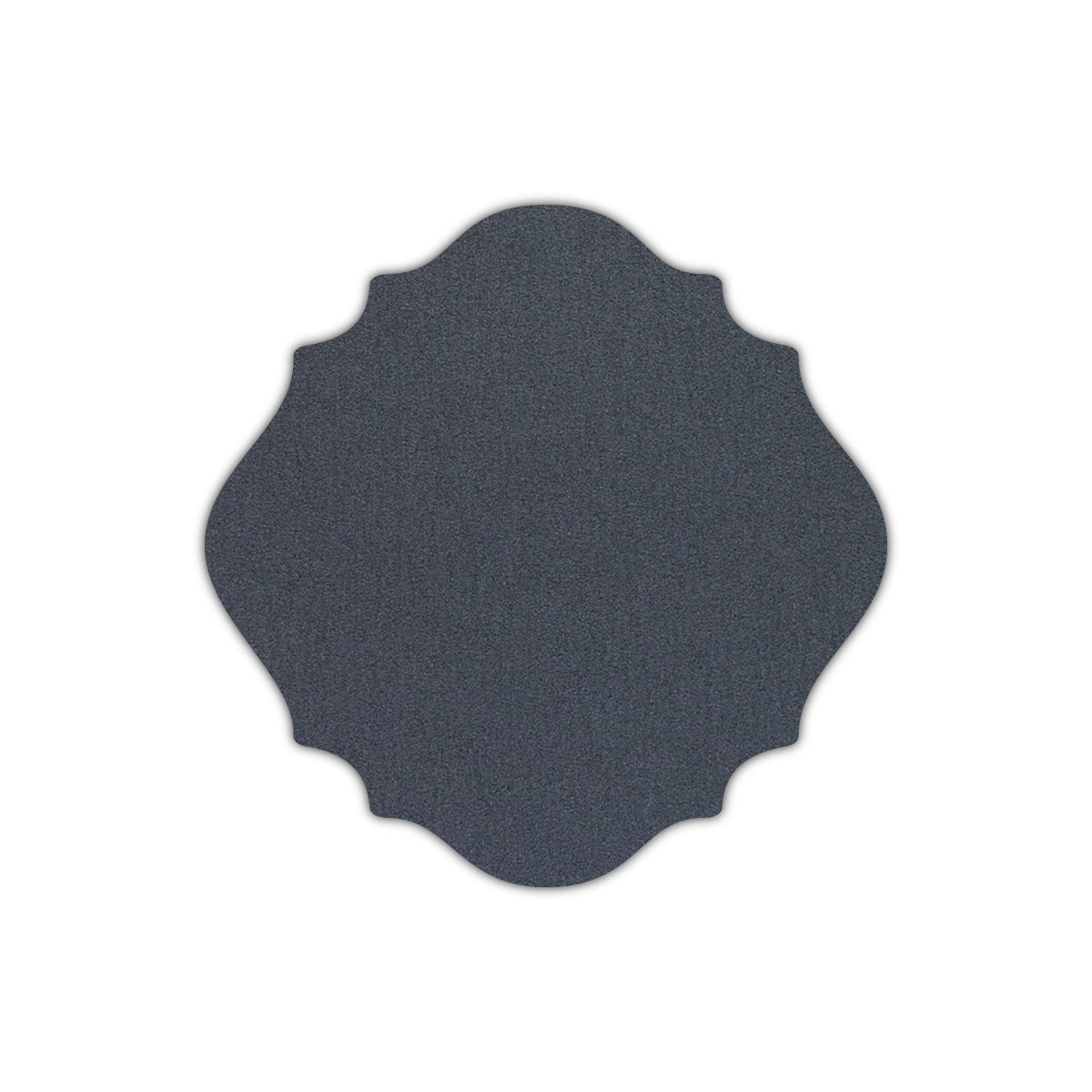 CMYK Print on Shimmer Anthracite Cardstock | Shape S13 | 5.75" x 5.75"