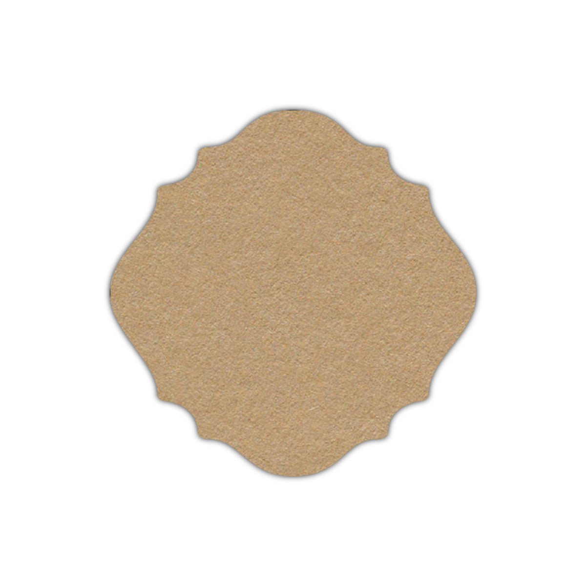 CMYK Print on Camel Cardstock | Shape S13 | 7.75" x 7.75"
