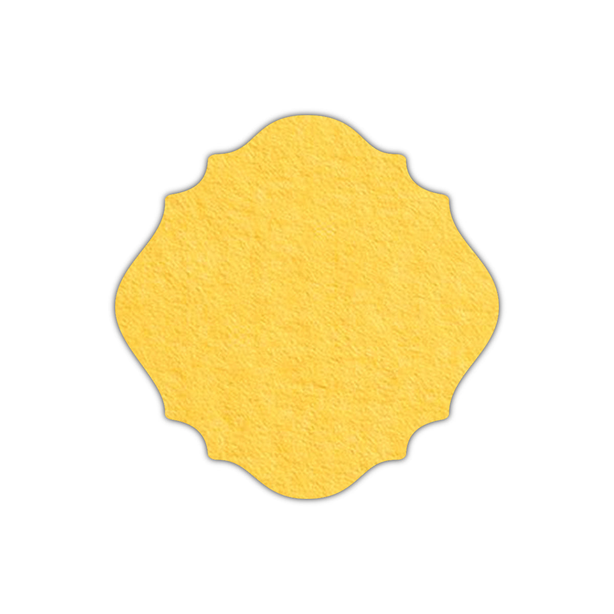 CMYK Print on Canary Yellow Cardstock | Shape S13 | 6.75" x 6.75"