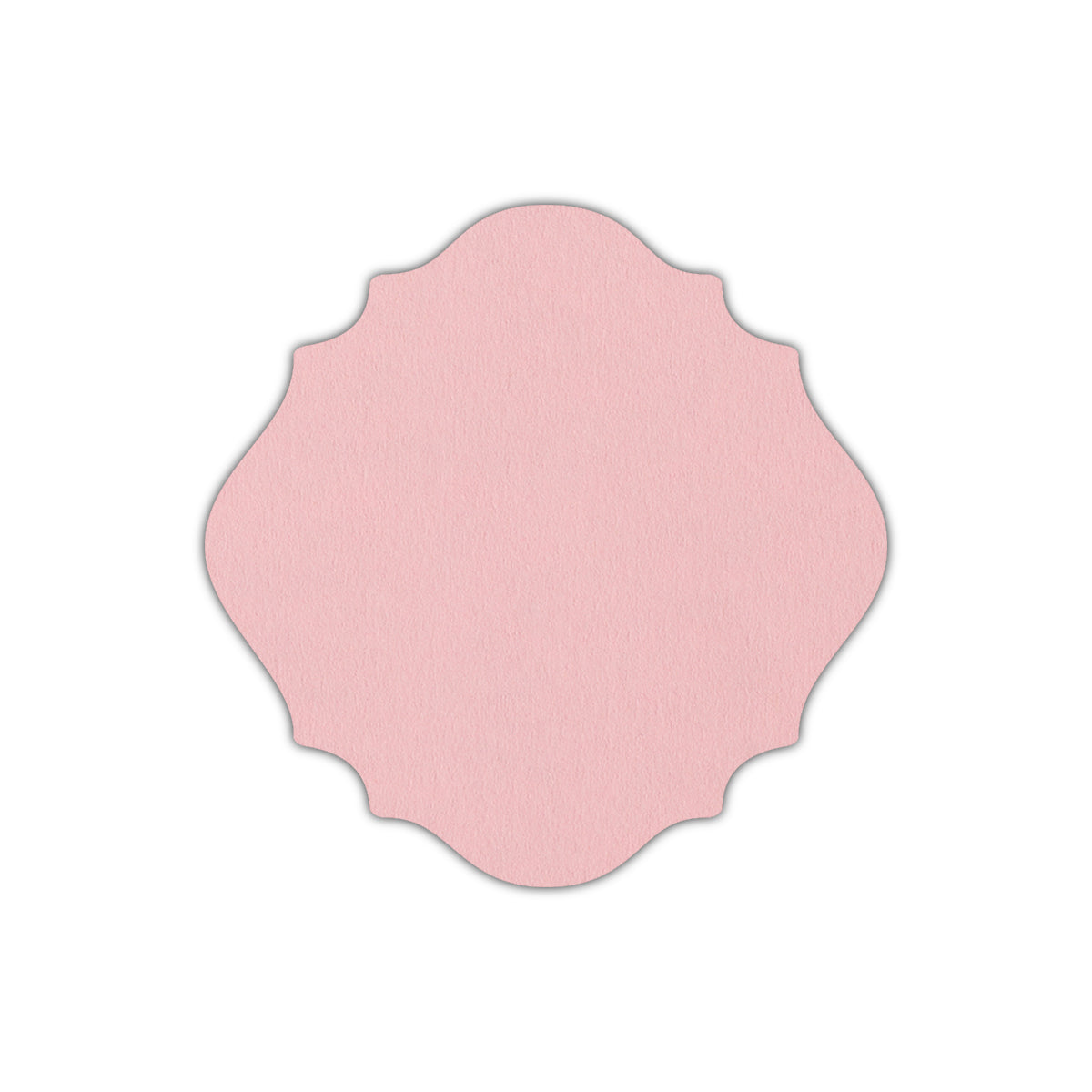 CMYK Print on Candy Pink Cardstock | Shape S13 | 7" x 7"