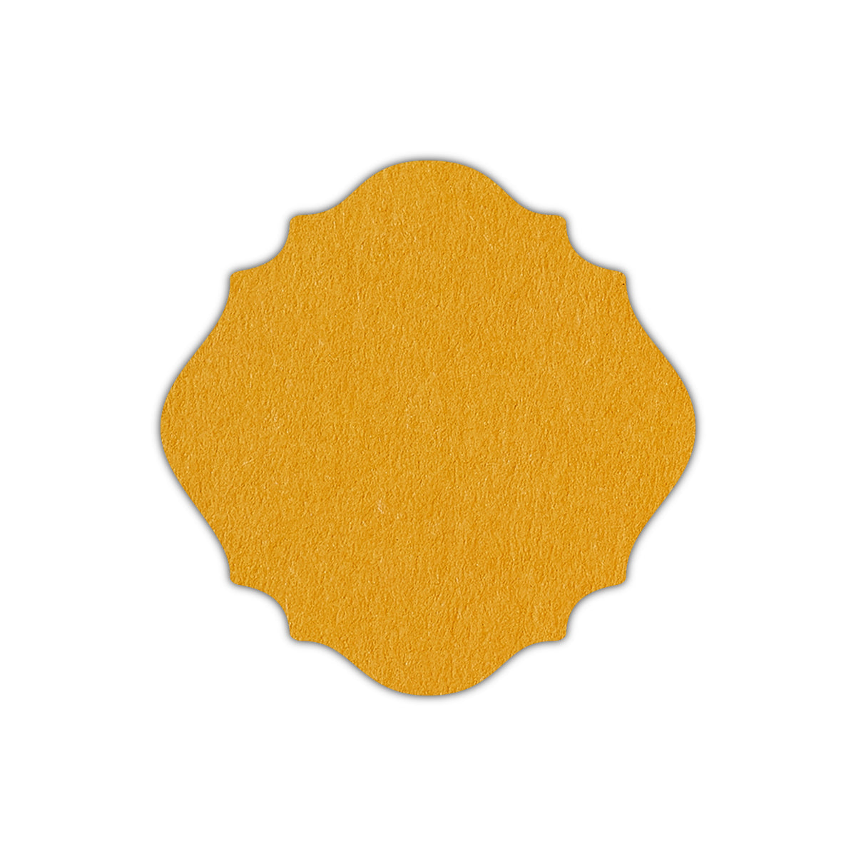 CMYK Print on Citrine Cardstock | Shape S13 | 3.5" x 3.5"