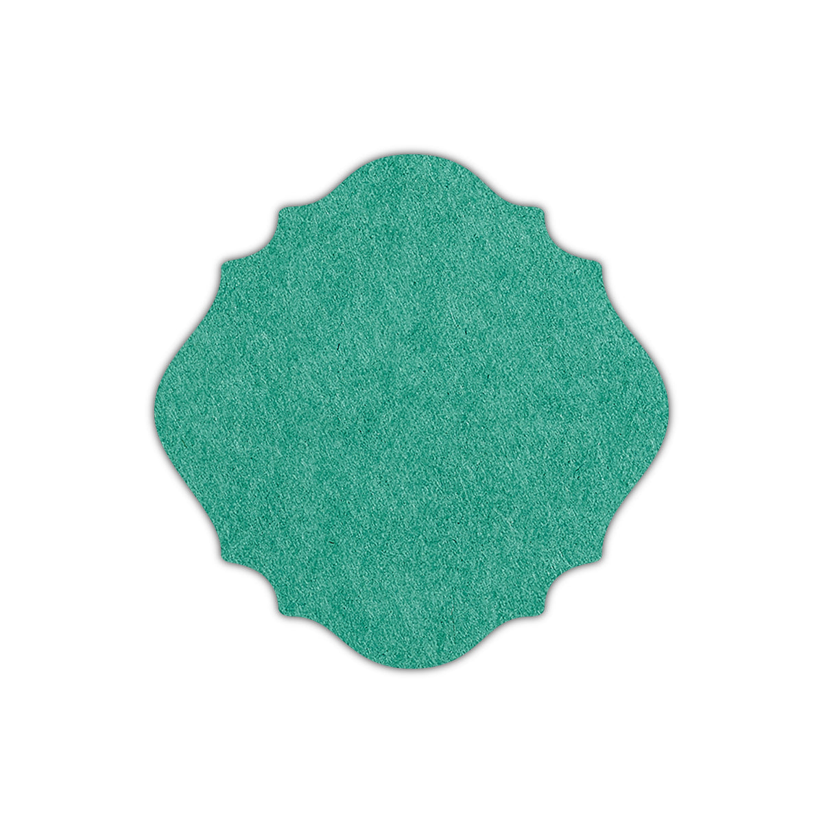 CMYK Print on Emerald Cardstock | Shape S13 | 6" x 6"