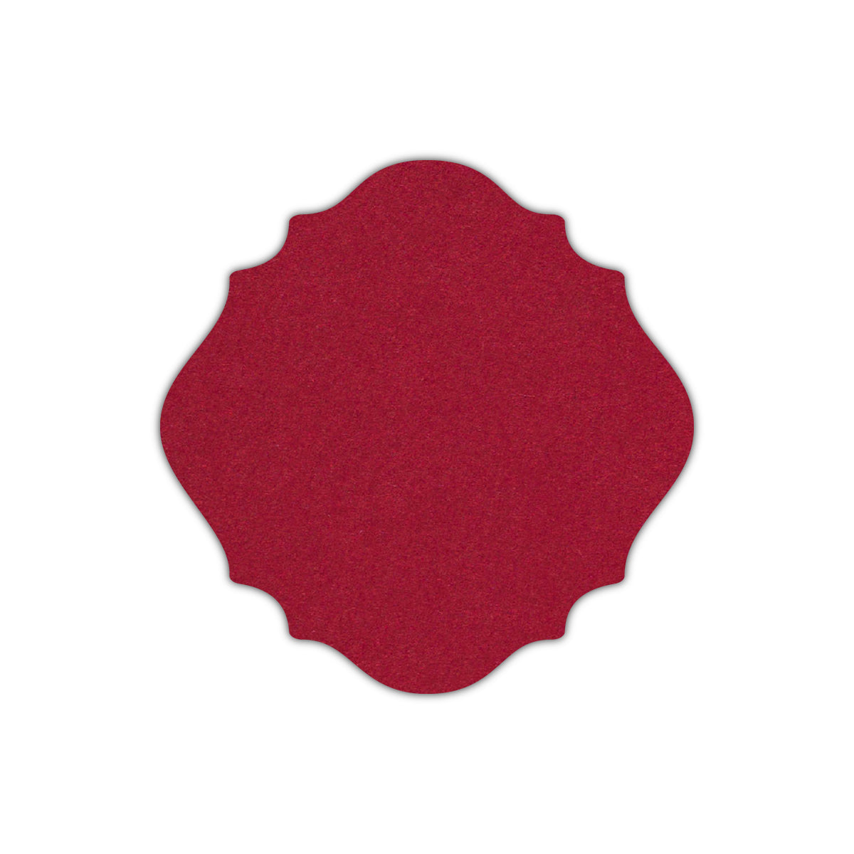 CMYK Print on Guardsman Red Cardstock | Shape S13 | 5.5" x 5.5"