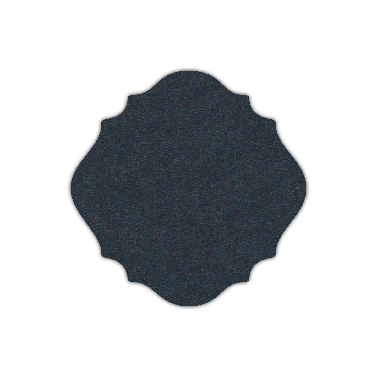 CMYK Print on Navy Blue Cardstock | Shape S13 | 6" x 6"