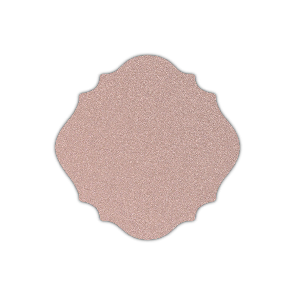 CMYK Print on Shimmer Nude Cardstock | Shape S13 | 5.5" x 5.5"