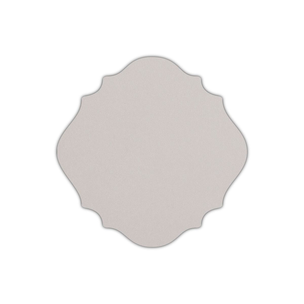 CMYK Print on Pale Grey Cardstock | Shape S13 | 3" x 3"