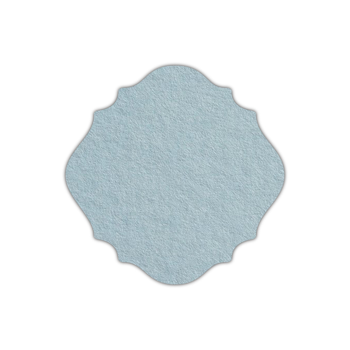 CMYK Print on Placid Blue Cardstock | Shape S13 | 5.75" x 5.75"