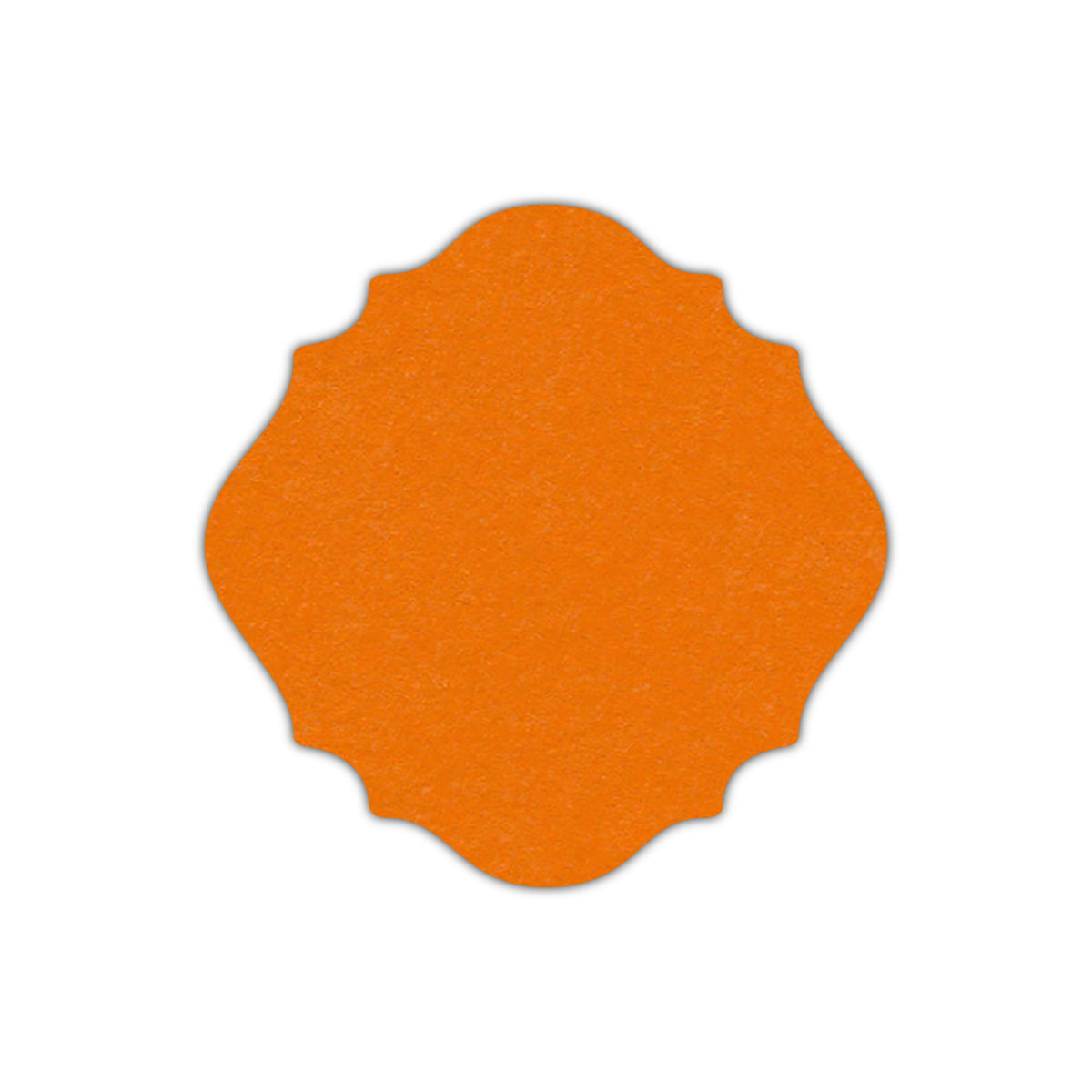 CMYK Print on Pumpkin Cardstock | Shape S13 | 8" x 8"