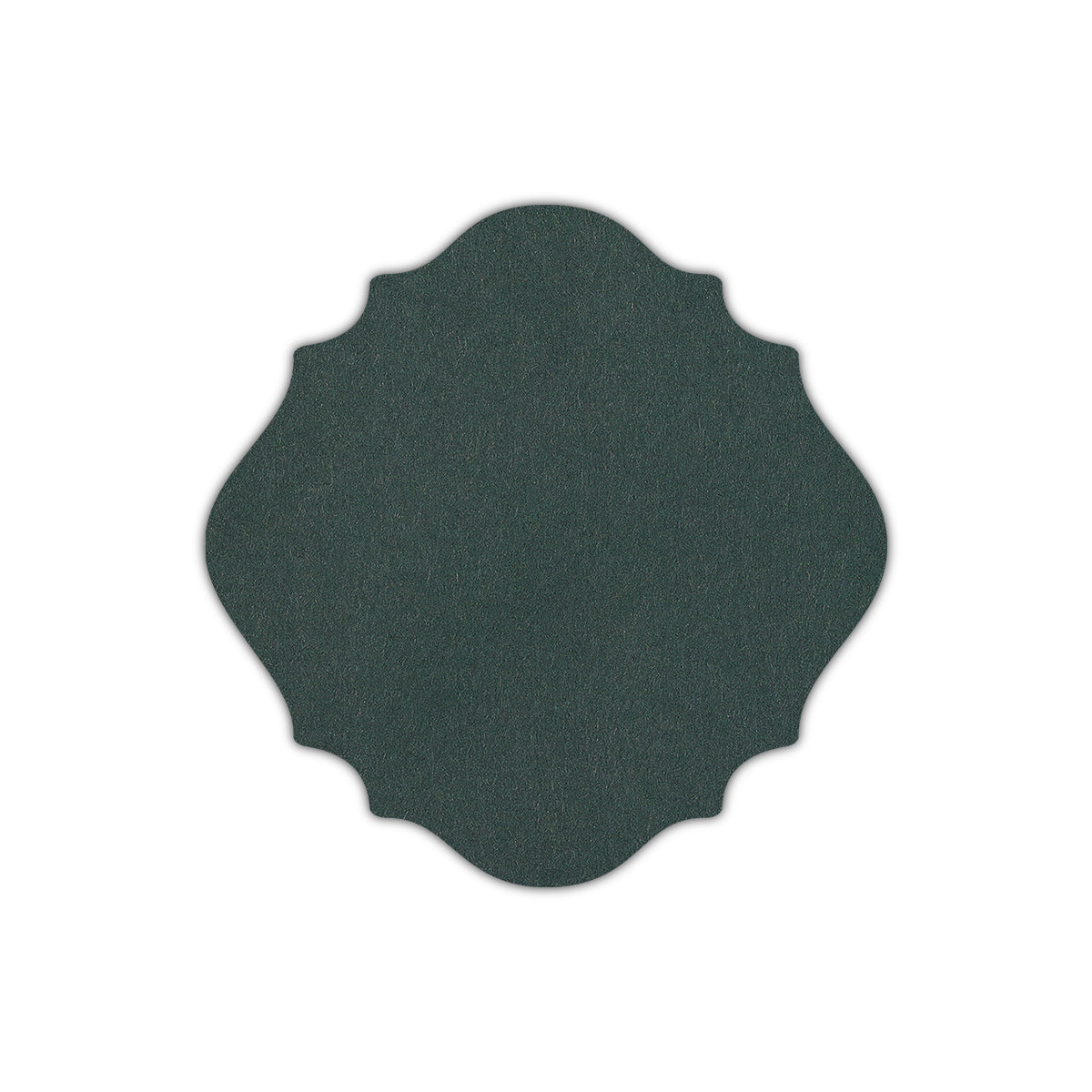 CMYK Print on Racing Green Cardstock | Shape S13 | 5.25" x 5.25"