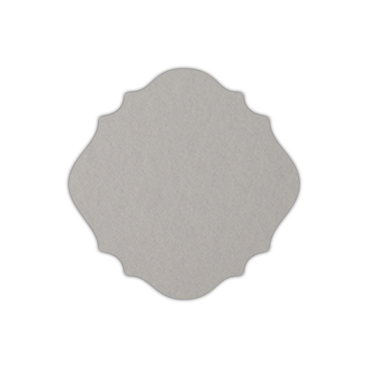 CMYK Print on Real Grey Cardstock | Shape S13 | 4" x 4"