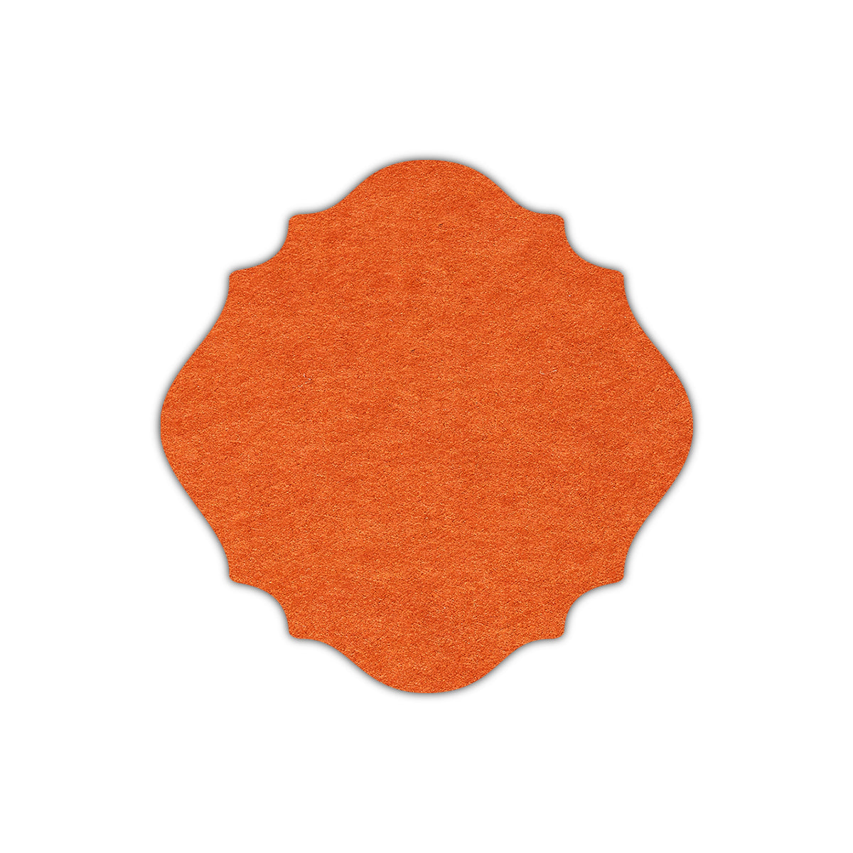 CMYK Print on Rust Cardstock | Shape S13 | 2.75" x 2.75"