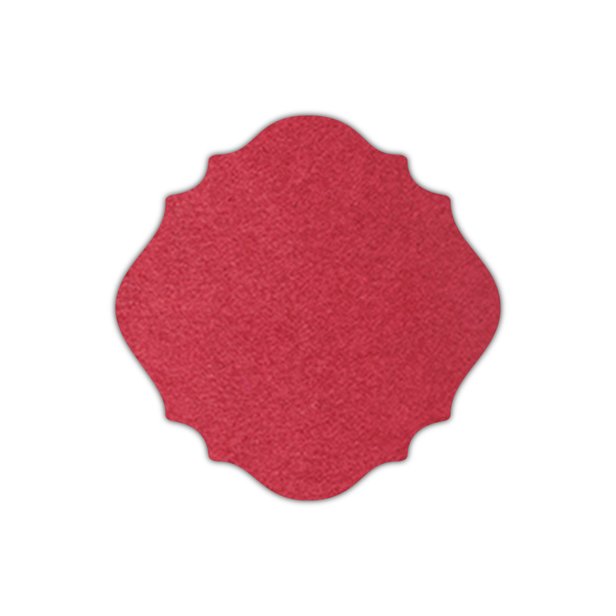 CMYK Print on Scarlet Cardstock | Shape S13 | 3.75" x 3.75"