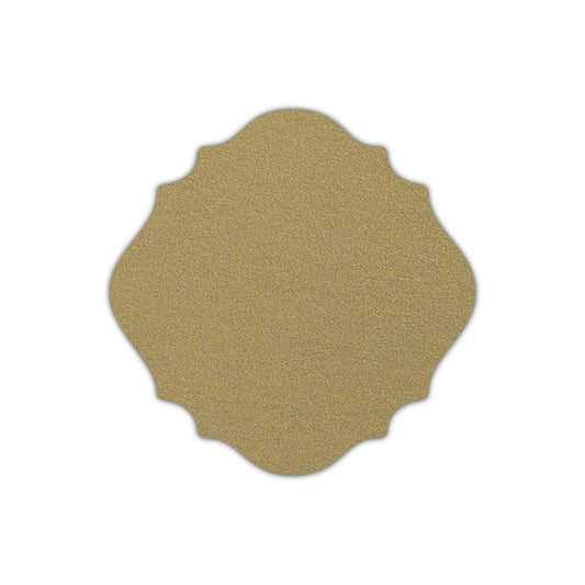CMYK Print on Shimmer Gold Leaf Cardstock | Shape S13 | 8" x 8"