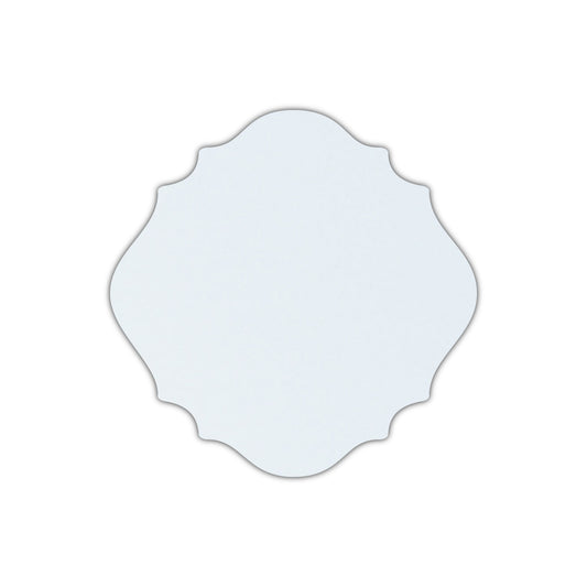 CMYK Print on Shimmer Ice Silver Cardstock | Shape S13 | 5.75" x 5.75"