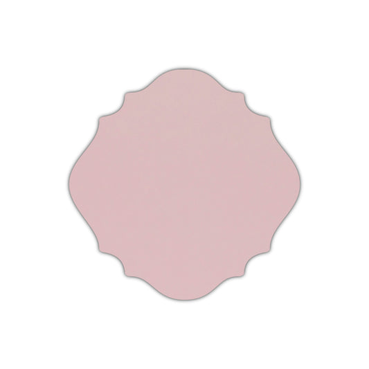CMYK Print on Shimmer Rose Quartz Cardstock | Shape S13 | 8" x 8"