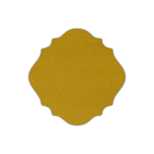 CMYK Print on Shimmer Super Gold Cardstock | Shape S13 | 8" x 8"