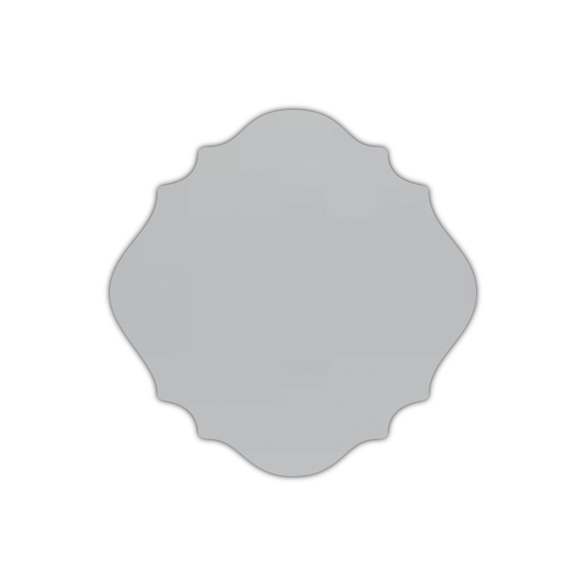 CMYK Print on Shimmer Silver Cardstock | Shape S13 | 5" x 5"