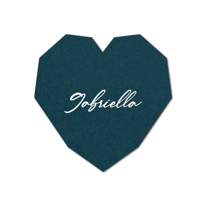 Individually Personalized Wedding Prints on Diecut Cardstock - Shape S14