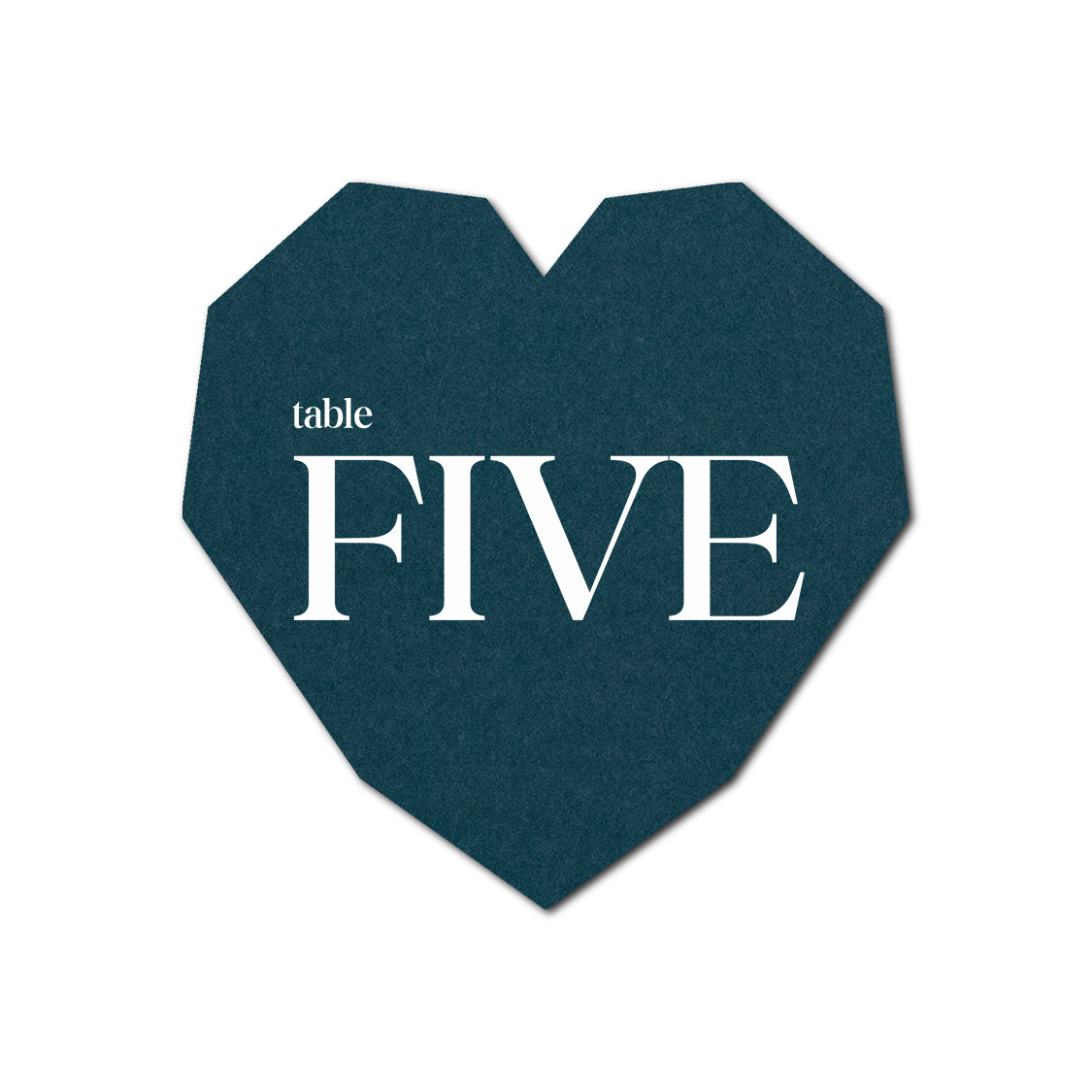 Individually Personalized Wedding Prints on Diecut Cardstock - Shape S14