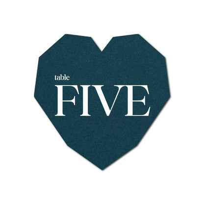 Individually Personalized Wedding Prints on Diecut Cardstock - Shape S14