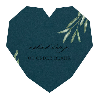 Custom Wedding Prints on Diecut Shaped Cardstock | Shape S14
