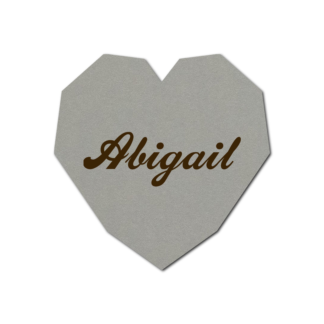 Individually Personalized Wedding Prints on Diecut Cardstock - Shape S14