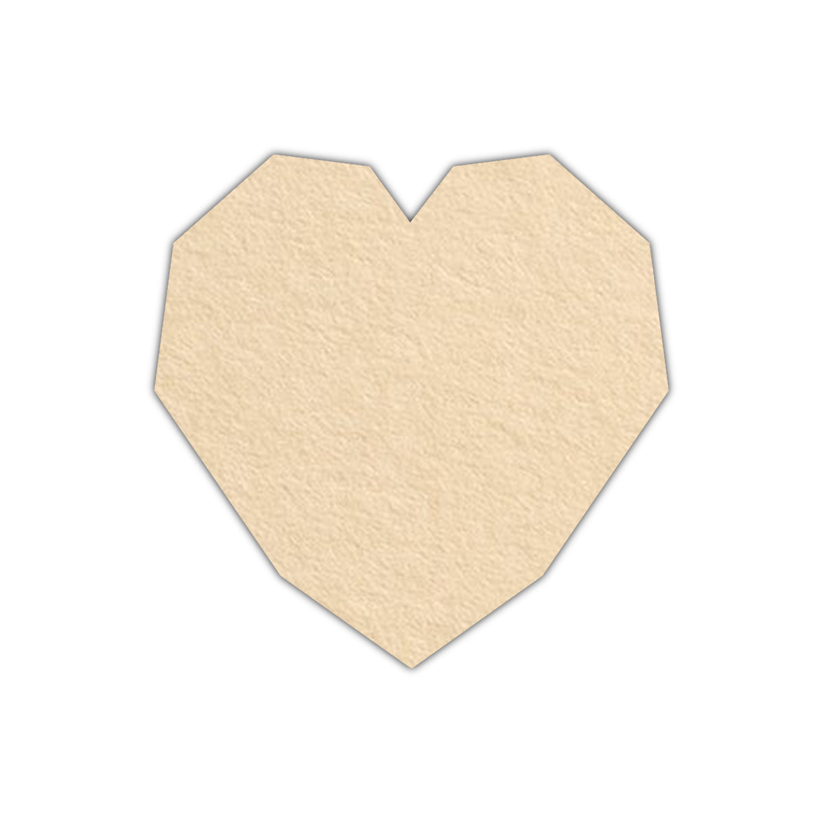CMYK Print on Antique Ivory Cardstock | Shape S14 | 6.25" x 6.25"