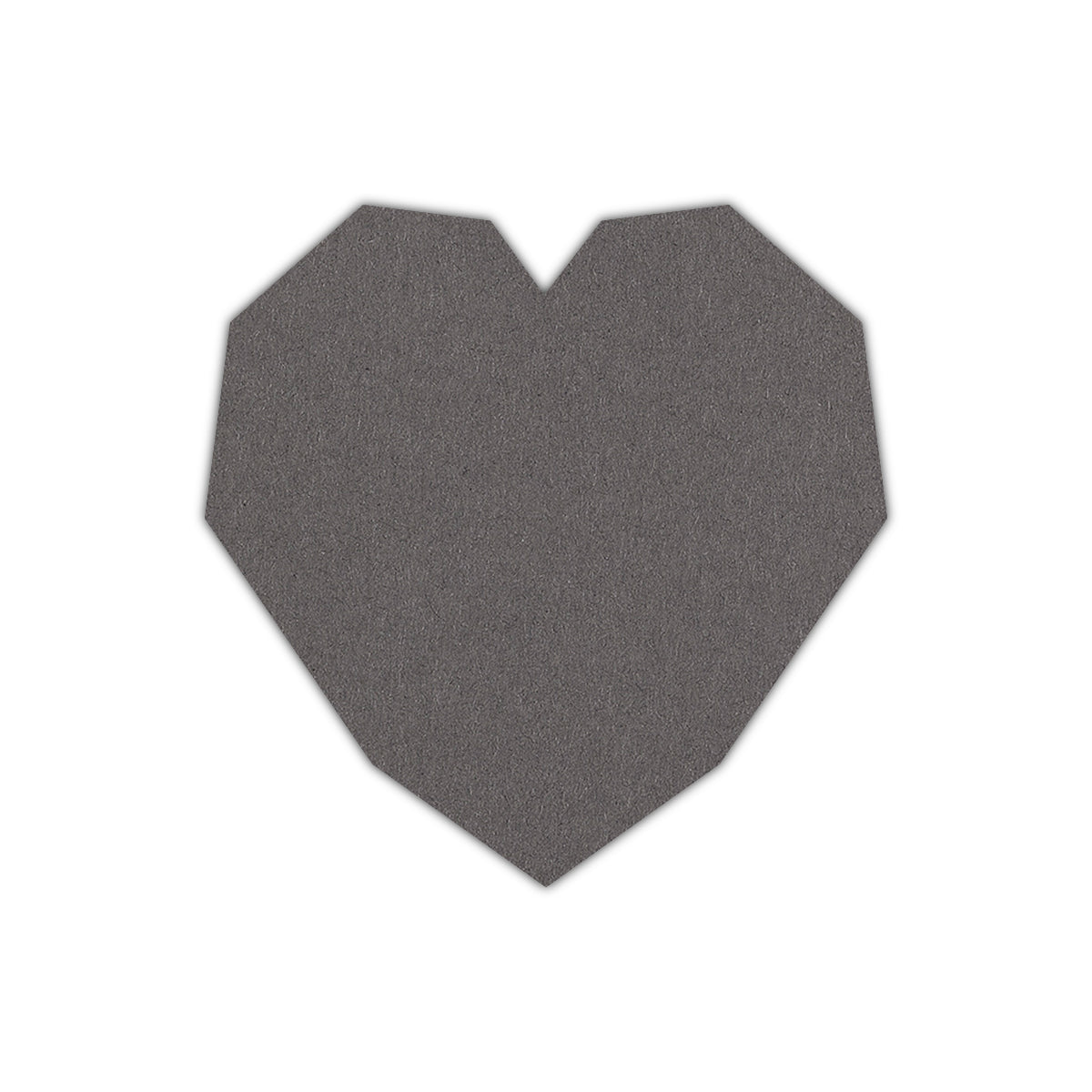 CMYK Print on Dark Grey Cardstock | Shape S14 | 6" x 6"