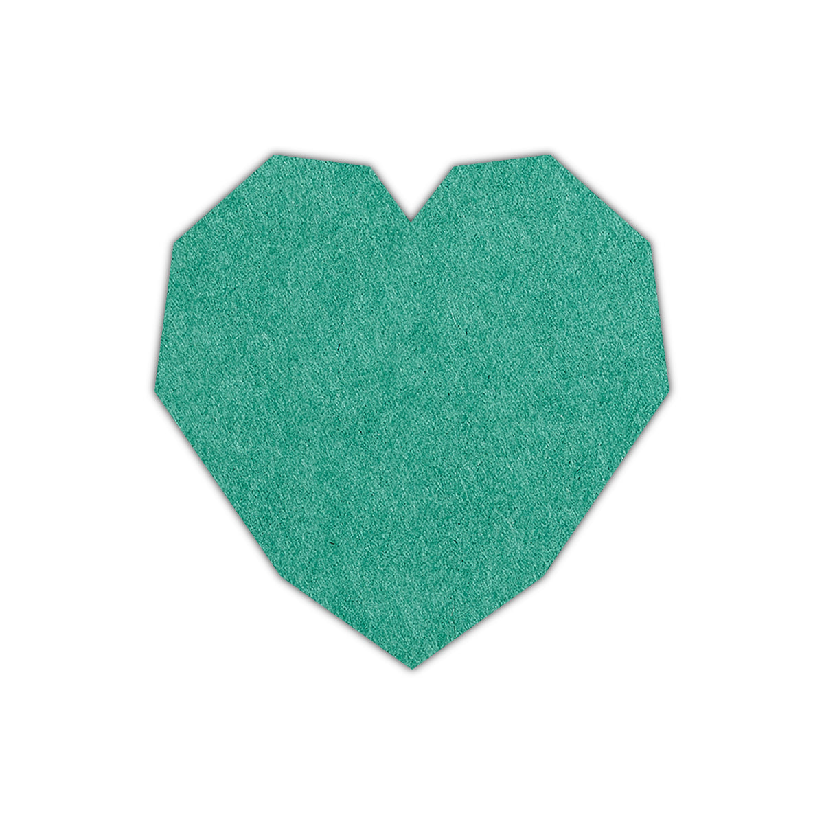 CMYK Print on Emerald Cardstock | Shape S14 | 2.5" x 2.5"