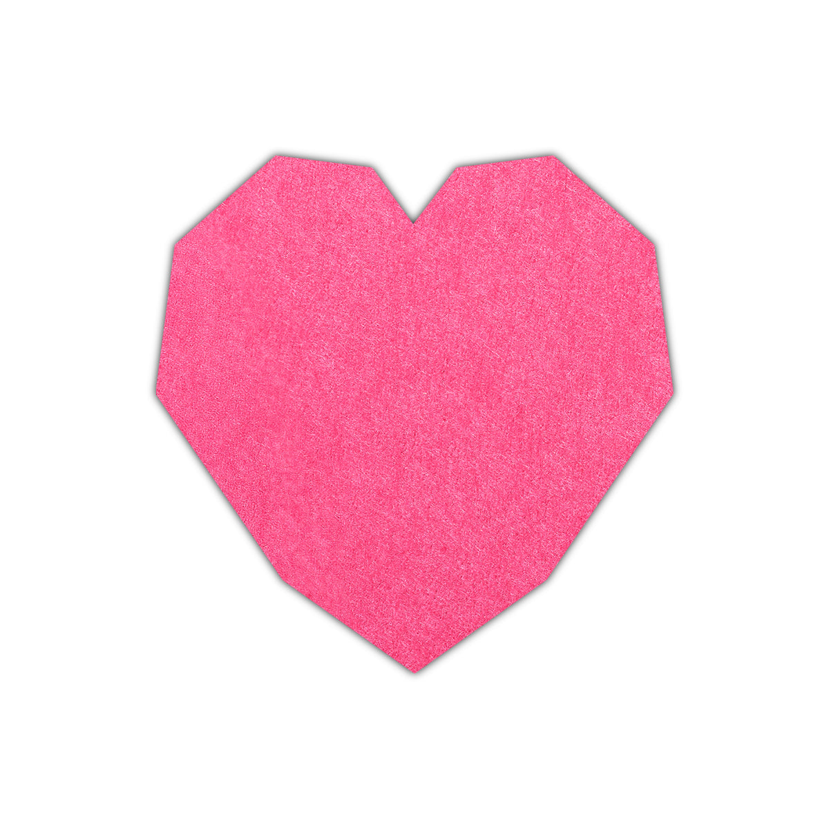CMYK Print on Hot Pink Cardstock | Shape S14 | 4" x 4"